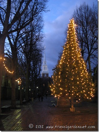 Christmas in Revere Park with Old North Church ~ Boston Christmas in Revere Park with Old North Church ~ Boston