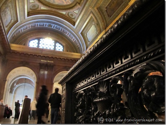 Looking into the McGraw Rotunda ~ New York Public Library
