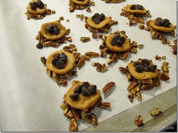 "Before" Pecan and Salted Caramel Candies