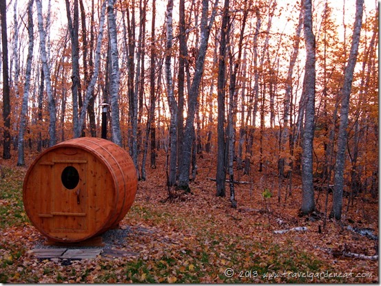 Sauna in Autumn Sauna in Autumn