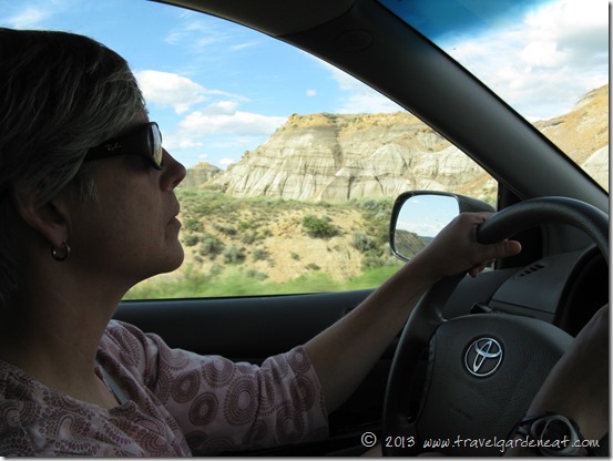 Kat navigating through North Dakota