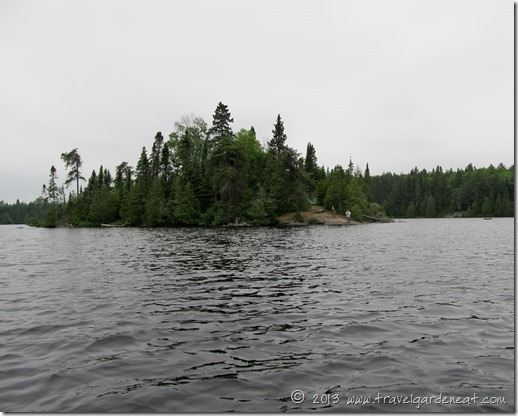 Long Island Lake island campsite, BWCA