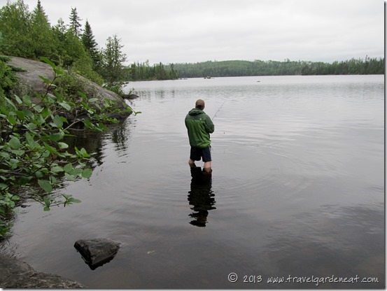 Fishing on Ham Lake, off the Gunflint Trail, Minnesota