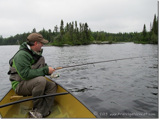 Fishing on Long Island Lake, BWCA