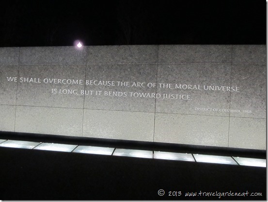 The arc of the moral universe bends toward justice.