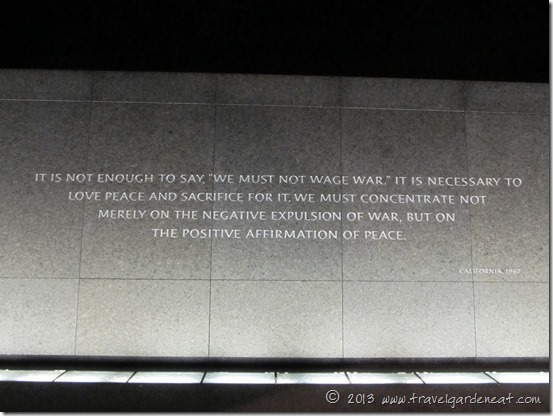 Love peace and sacrifice for it