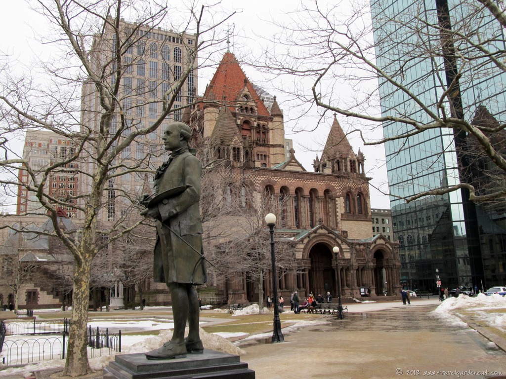 Trinity Church, Back Bay of Boston