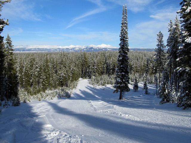 View from near the end of Deja View trail