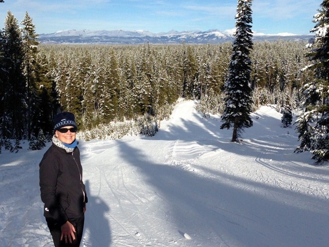View from near the end of Deja View trail