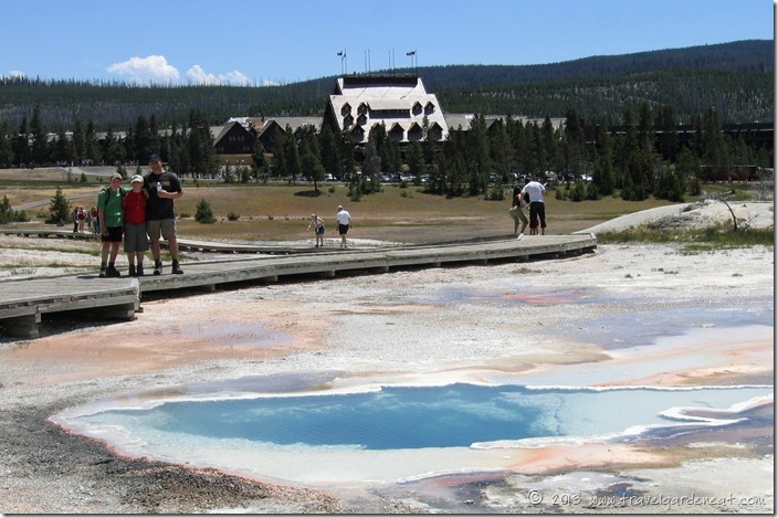 Old Faithful Inn and the Upper Geyser Basin