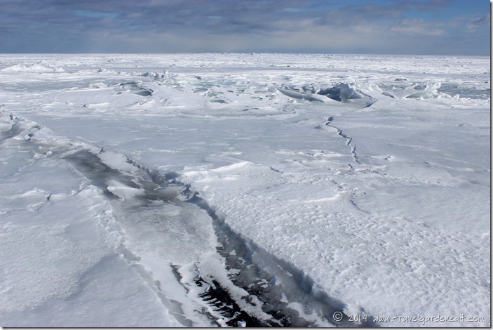Ice Fissures on Lake Superior ~ Duluth, MN