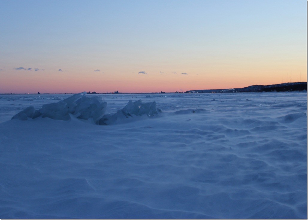 Wind-swept Lake Superior ~ Duluth, Minnesota