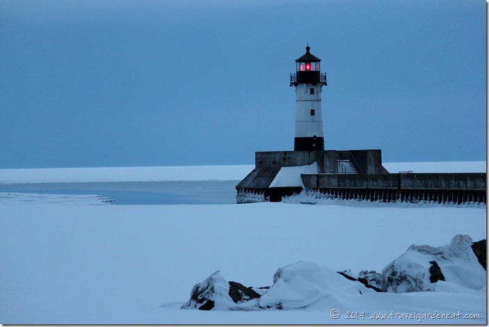 Lake Superior Lighthouse in Canal Park, Duluth