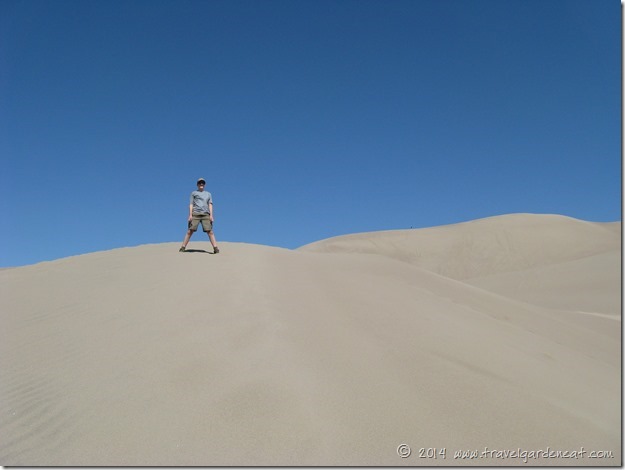 Great Sand Dunes National Park -- standing on top of a dune