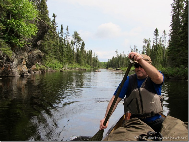 Paddling through the BWCA