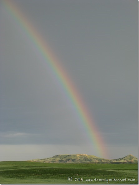 Butte Rainbow near Theodore Roosevelt National Park, North Dakota
