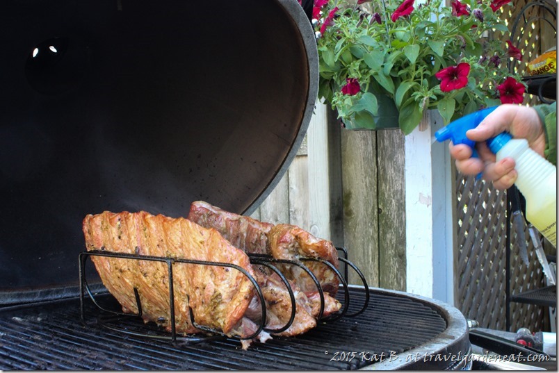 Fennel-Spiced Ribs on the grill