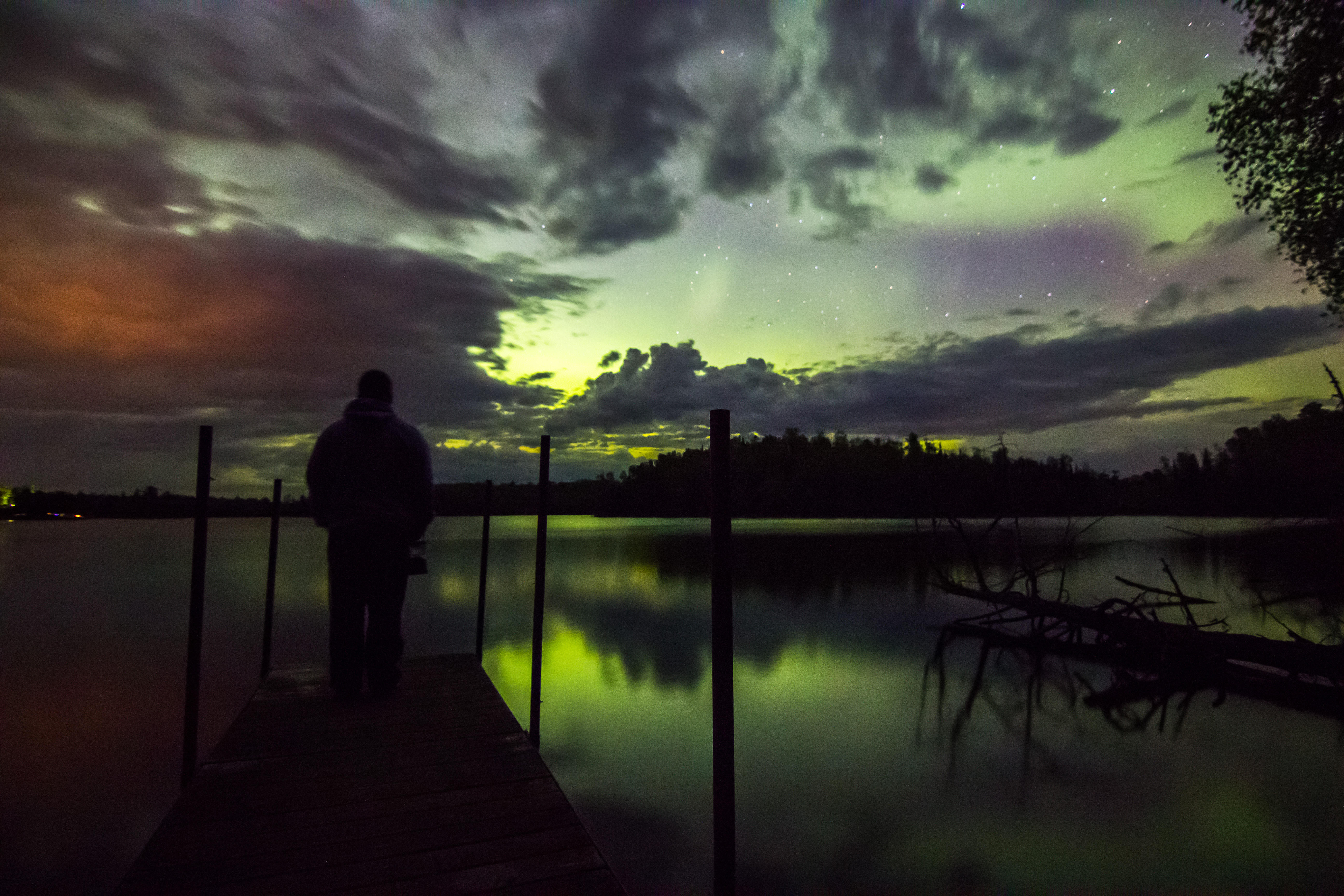 Evanescent Northern Lights