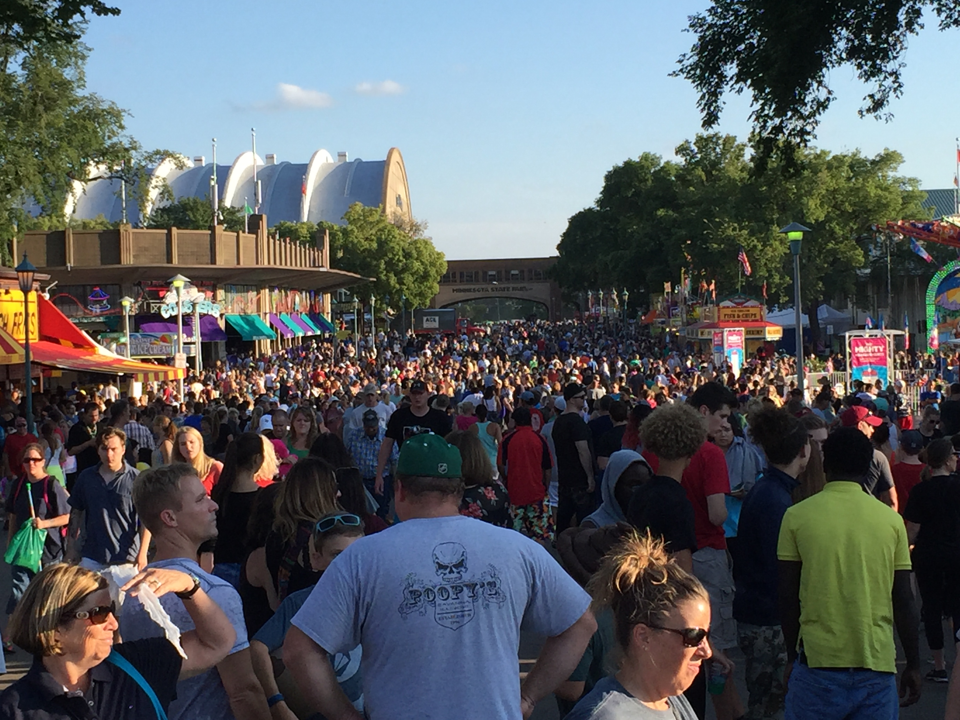 Minnesota State Fair crowds