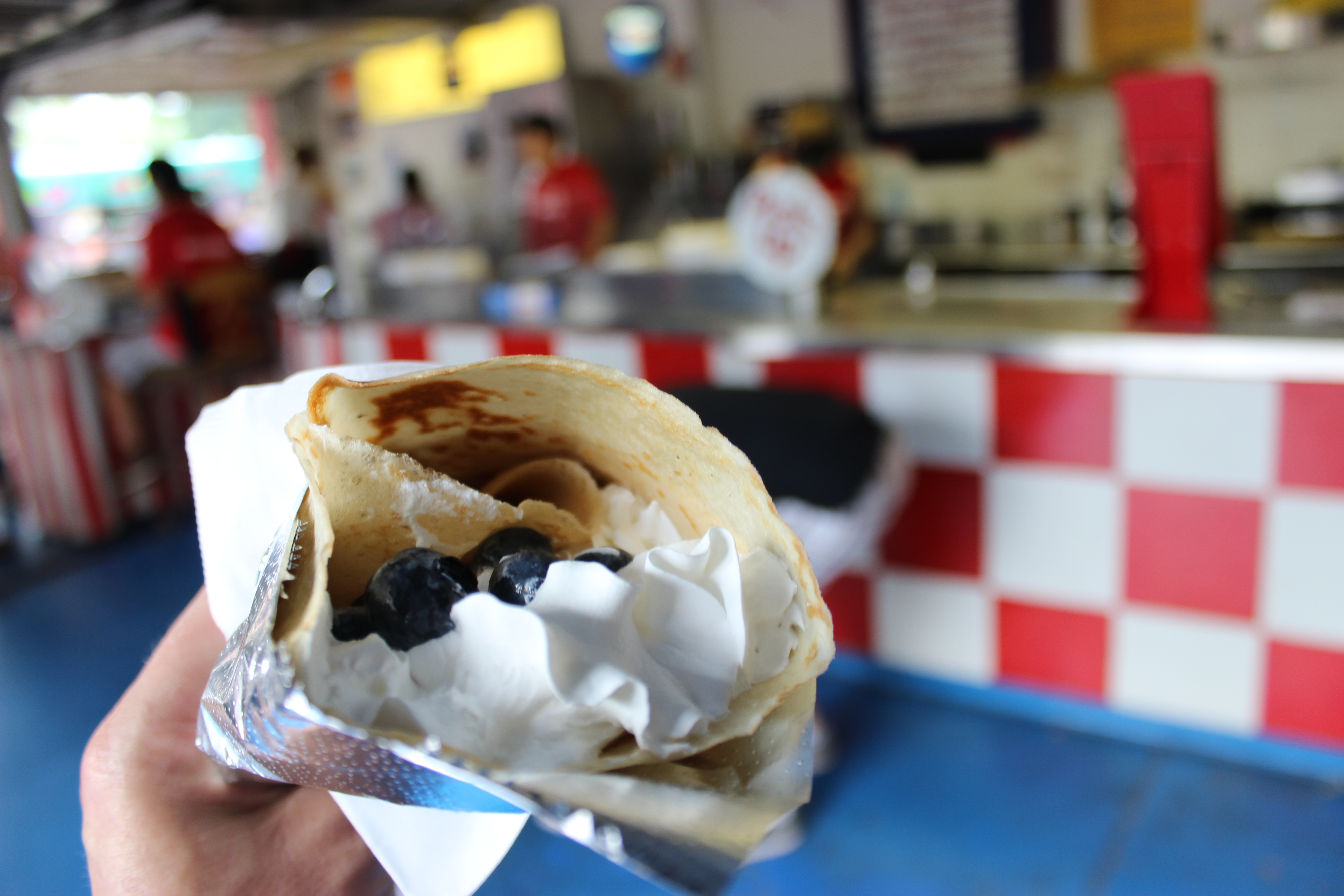 Minnesota State Fair crepe at the French Creperie