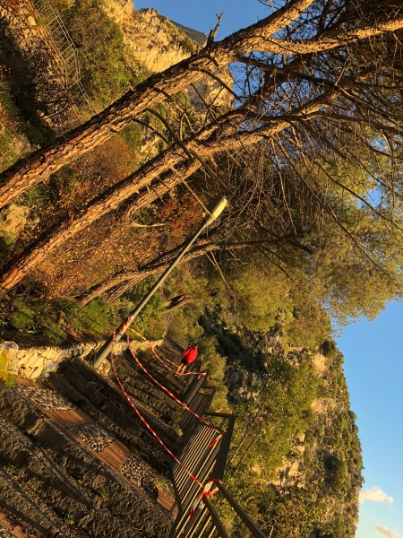 The Stairs to the Madonna Della Rocca church