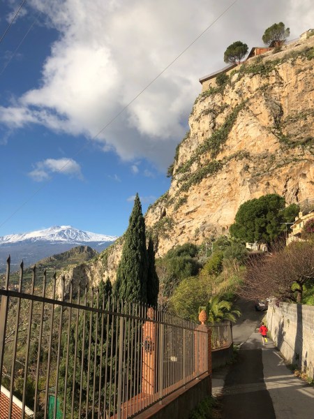 Descending from Castelmola