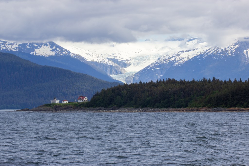 Point Retreat Lighthouse and Herbert Glacier